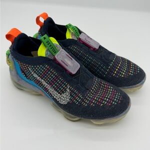 Nike Air VaporMax 2020 Flyknit – Deep Royal Blue / Multi-Color women’s size 8.5